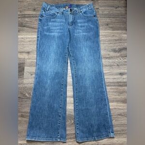 Jag Jeans Bootcut Sz 14P Stretch Mid Rise Dark Wash Classic Fit Petite